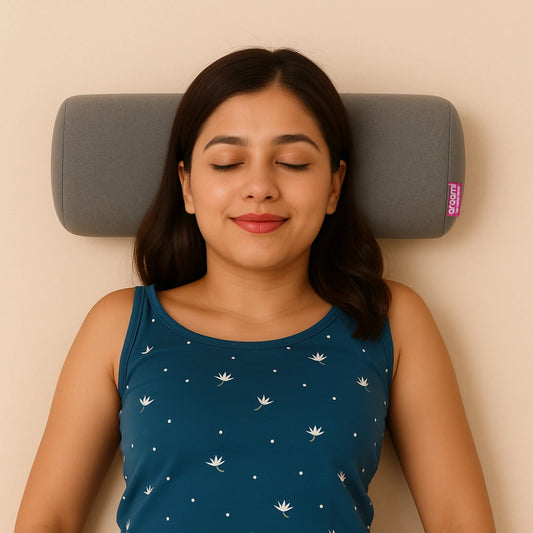 Zudo CoreComfort Round Neck Curve Pillow ? Ergonomic Cervical Memory Foam (18?7.5?5, 300g) image 2