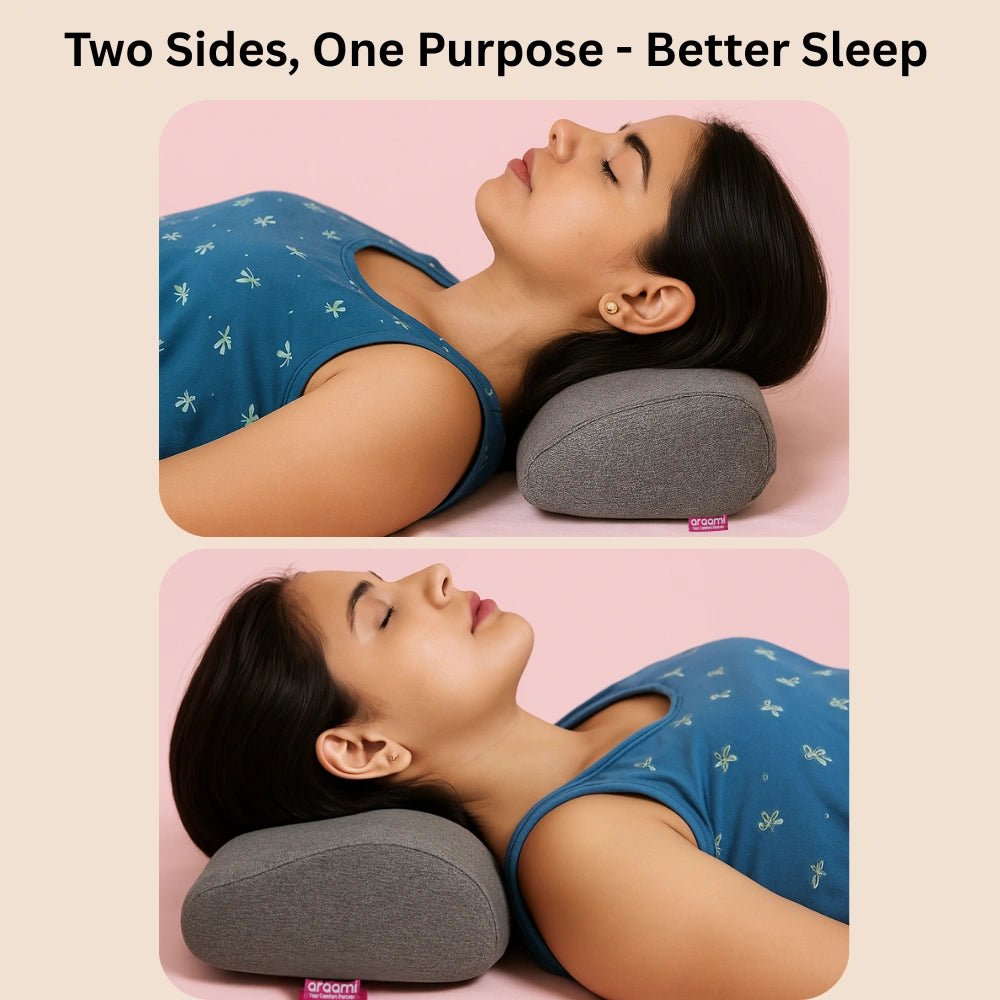 Zudo CoreComfort Round Neck Curve Pillow ? Ergonomic Cervical Memory Foam (18?7.5?5, 300g) image 4