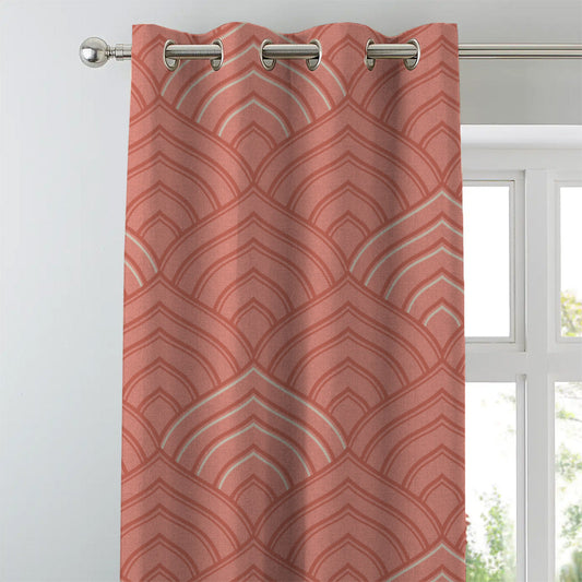 Elegent Indie Print Matt Finish Room Darkening Curtain Set of 2 MTDS453C