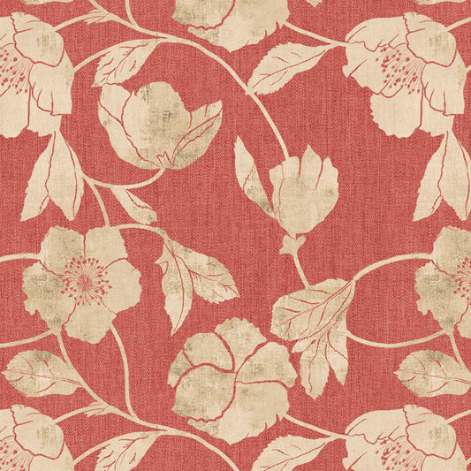 Elegant Floral Print Room Darkening Curtains- Set of 2 - DS509E