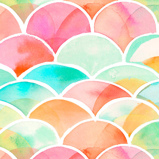 Elegant Geometric  Print Room Darkening Curtain - Set of 2 - DS81A