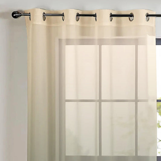 Digital Boho Printed Sheer Semi Transparent Curtain Set Of 2 - DSBH04SHR