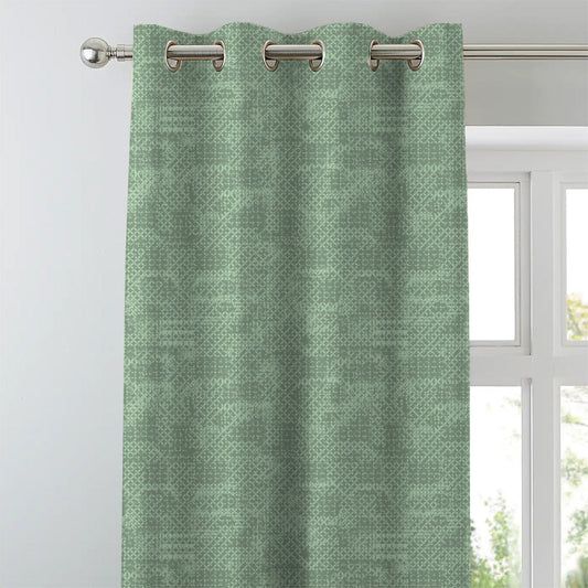 Elegant Abstract Print Matt Finish  Room Darkening Curtain Set of 2 -  MTDS522D
