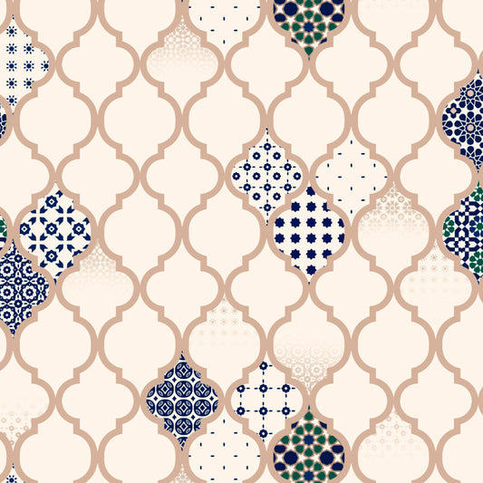 Elegant Ethenic Room Darkening Curtain Set of 2 - DS452A