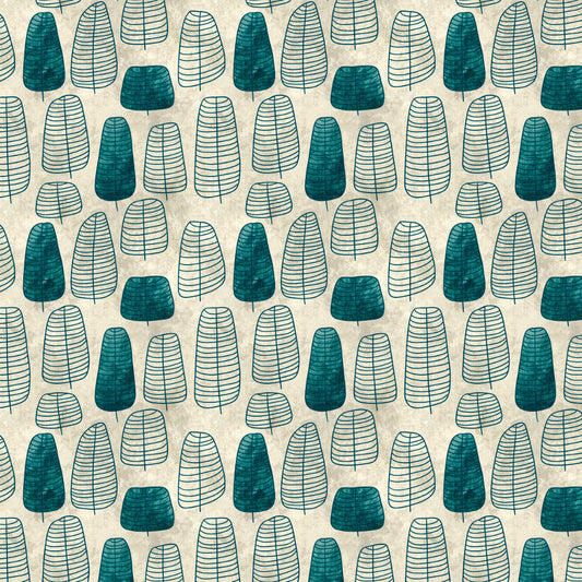 Elegant Floral Print Room Darkening Curtains- Set of 2 -DS 468A