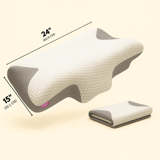 Only Cover of Zudo CoreComfort Cervical ButterFly Pillow image 2