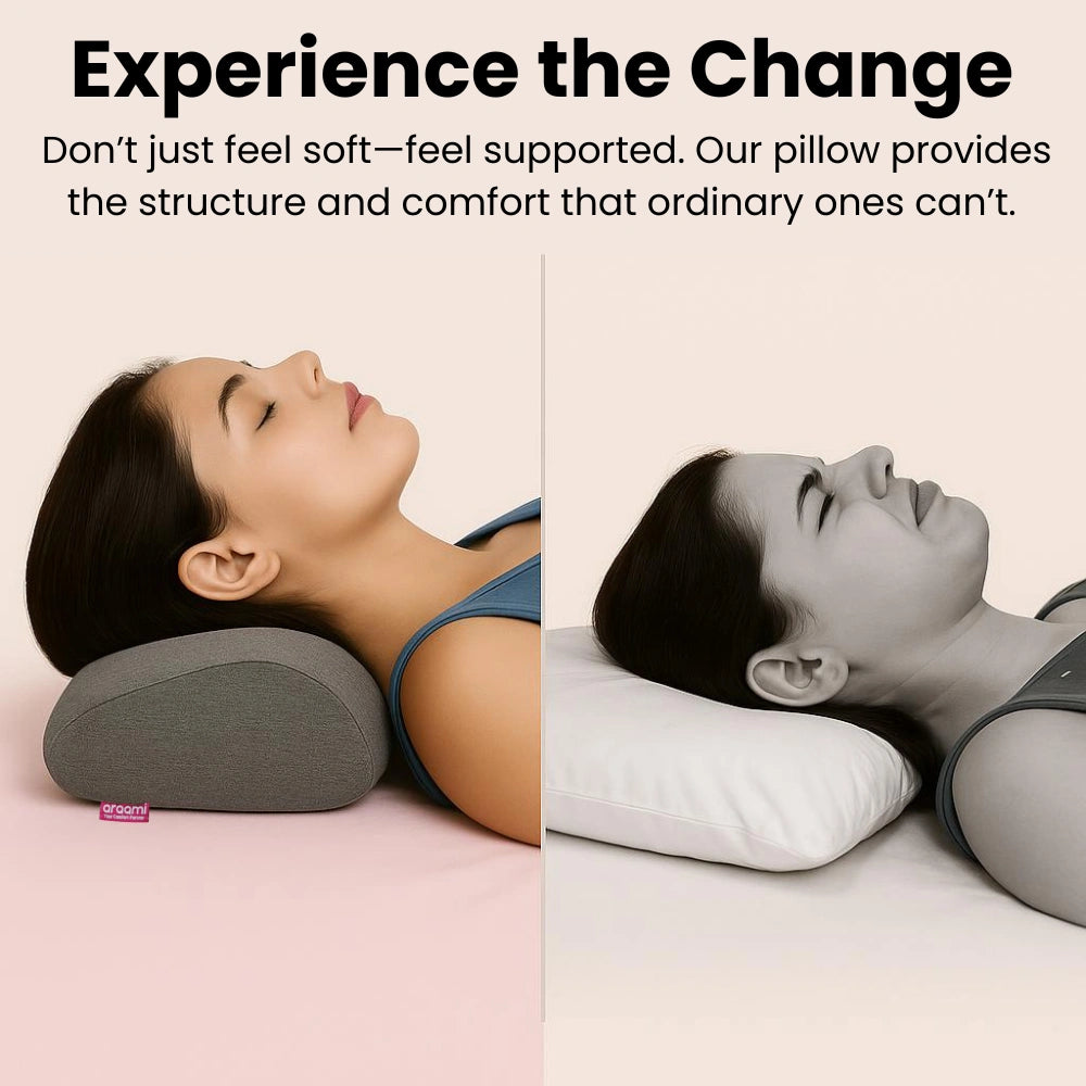 Zudo CoreComfort Round Neck Curve Pillow ? Ergonomic Cervical Memory Foam (18?7.5?5, 300g) image 6