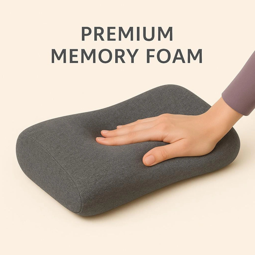Zudo CoreComfort Round Neck Curve Pillow ? Ergonomic Cervical Memory Foam (18?7.5?5, 300g) image 7
