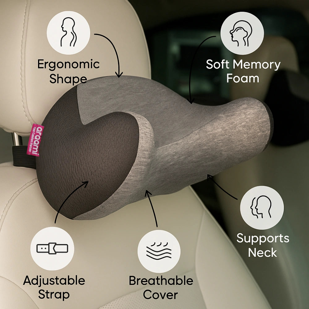 Zudo CoreComfort U-Shaped Car Headrest Cushion image 5