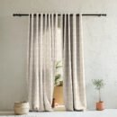 Elegant Geometric Print Room Darkening Curtain - Set of 2 - DS413D