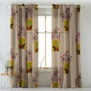 Elegent Indie Print Matt Finish Room Darkening Curtain Set of 2 MTDS489A