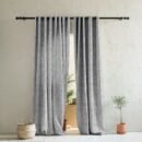 Elegant Floral Print Room Darkening Curtains- Set of 2 - DS496F