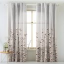 Cotton Blossom Floral Matte Finish Curtain Set Of 2 DS556