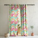 Elegant Geometric Print Room Darkening Curtain - Set of 2 - DS81A