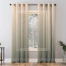 Digital Boho Printed Sheer Semi Transparent Curtain Set Of 2 - DSBH04SHR