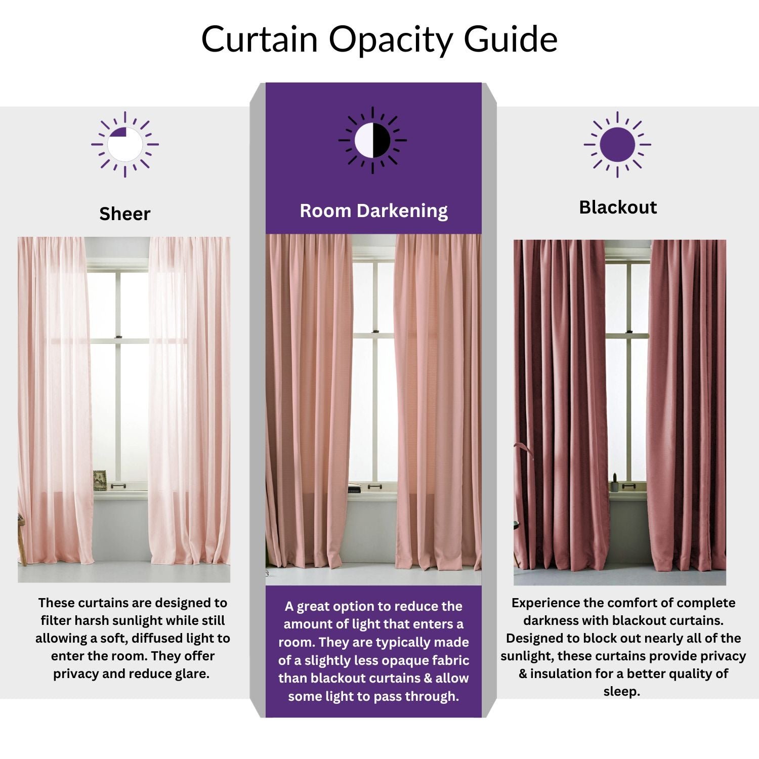 Elegent Geometric Print Matt Finish Room Darkening Curtain Set of 2 MTDS522B - Image 7