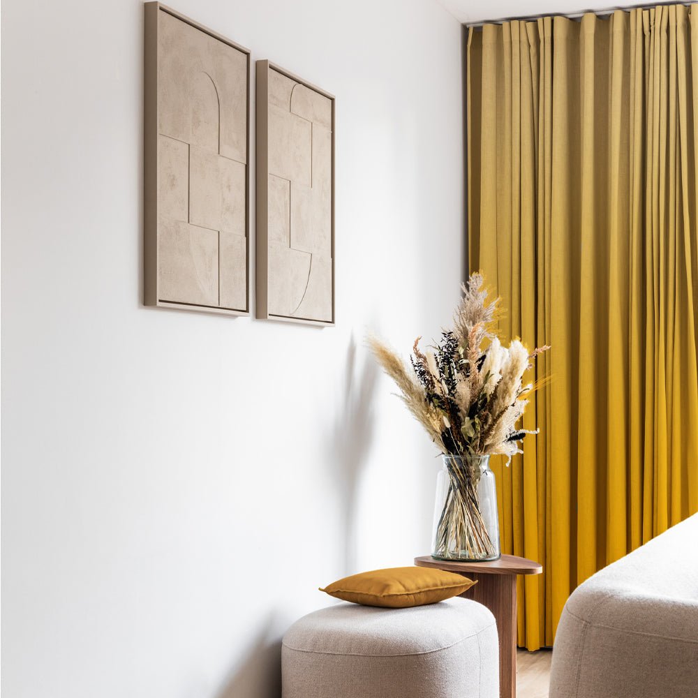 Elegant Ombre Print Room Darkening Curtain - Set of 2 - DS WOVEN 3 - Image 5