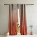 Elegant Ombre Print Room Darkening Curtain - Set of 2 - DSWOVEN6