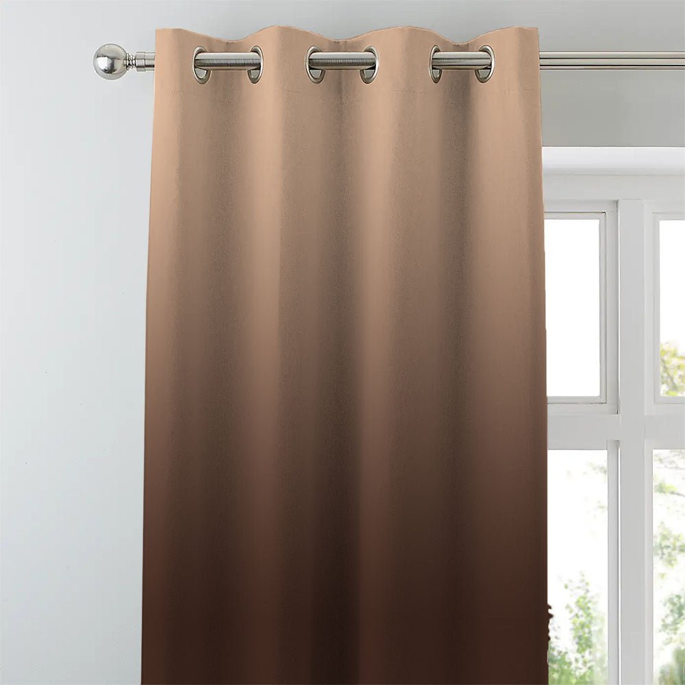 Elegant Ombre Print Room Darkening Curtain - Set of 2 - DSWOVEN7 - Image 3